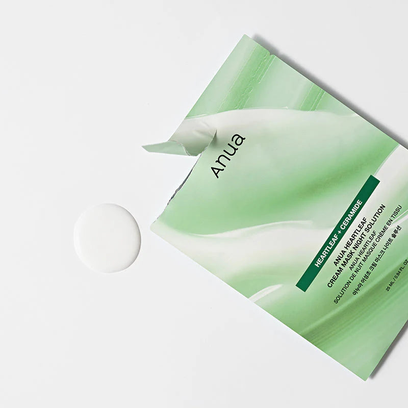 Anua Heartleaf Cream Mask Night Solution Face Mask