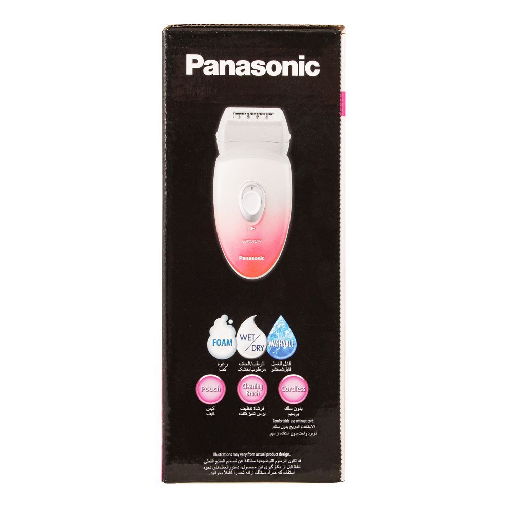 Panasonic 3 in 1 Wet and Dry Hair Removing Epilator ES-EU20-P - Khayest