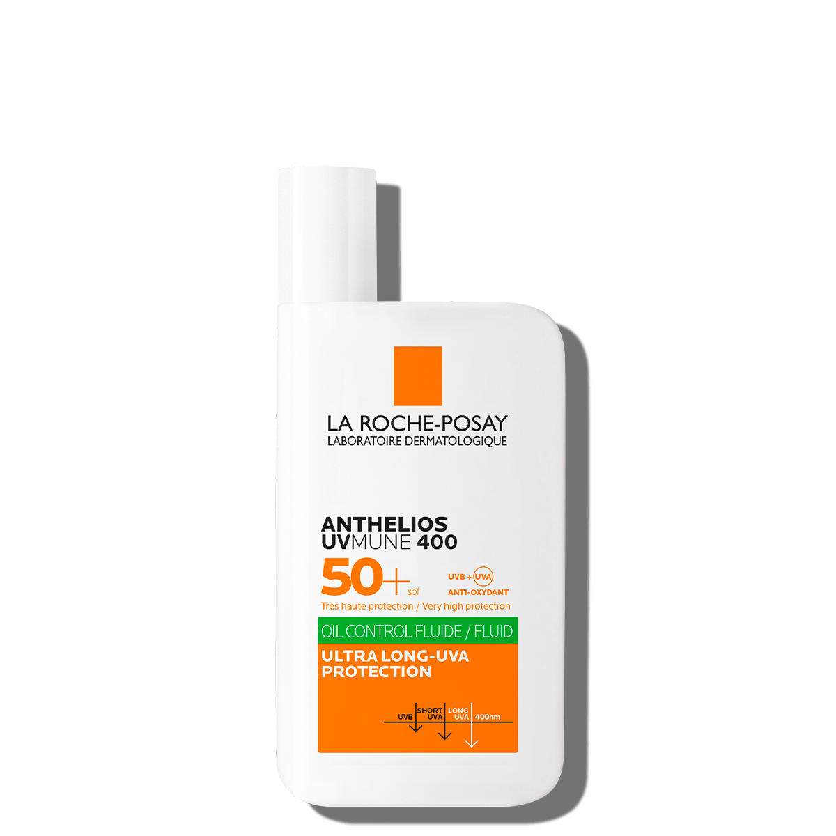 La Roche Posay Anthelios UVmune 400 Fluid Oil Control Sunscreen SPF50 50ml - Khayest
