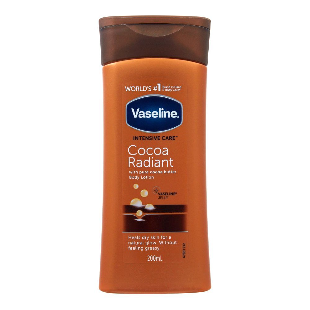 Vaseline Intensive Care Cocoa Radiant Pure Cocoa Butter Body Lotion 200ml