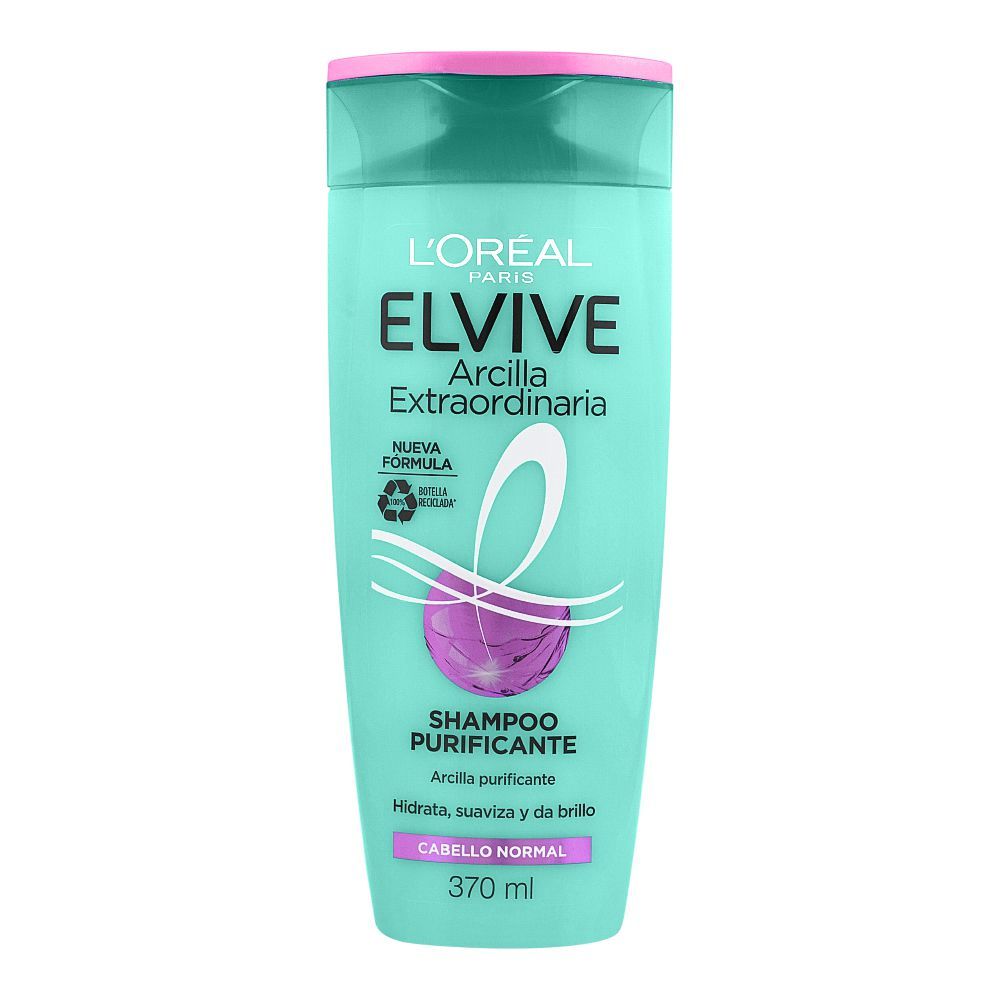 Loreal Elvive Arcilla Extraordinaria Shampoo 370ml