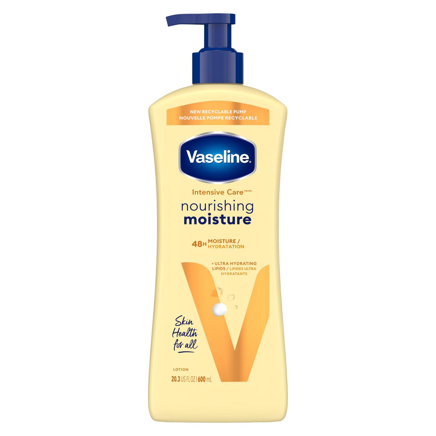 Vaseline Intensive Care Nourishing Moisture Body Lotion 600ml - Khayest