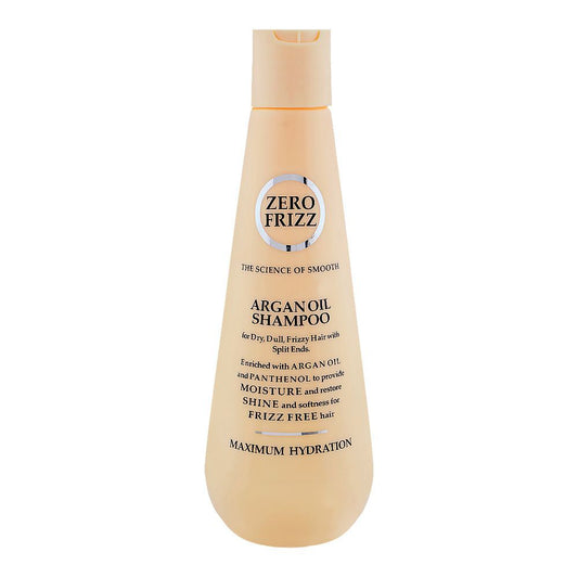 Zero Frizz The Science Of Smooth Argan Oil Hair Shampoo 355ml - Khayest