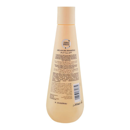 Zero Frizz The Science Of Smooth Argan Oil Hair Shampoo 355ml - Khayest