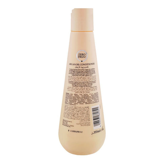 Zero Frizz The Science Of Smooth Argan Oil Hair Conditioner 355ml - Khayest