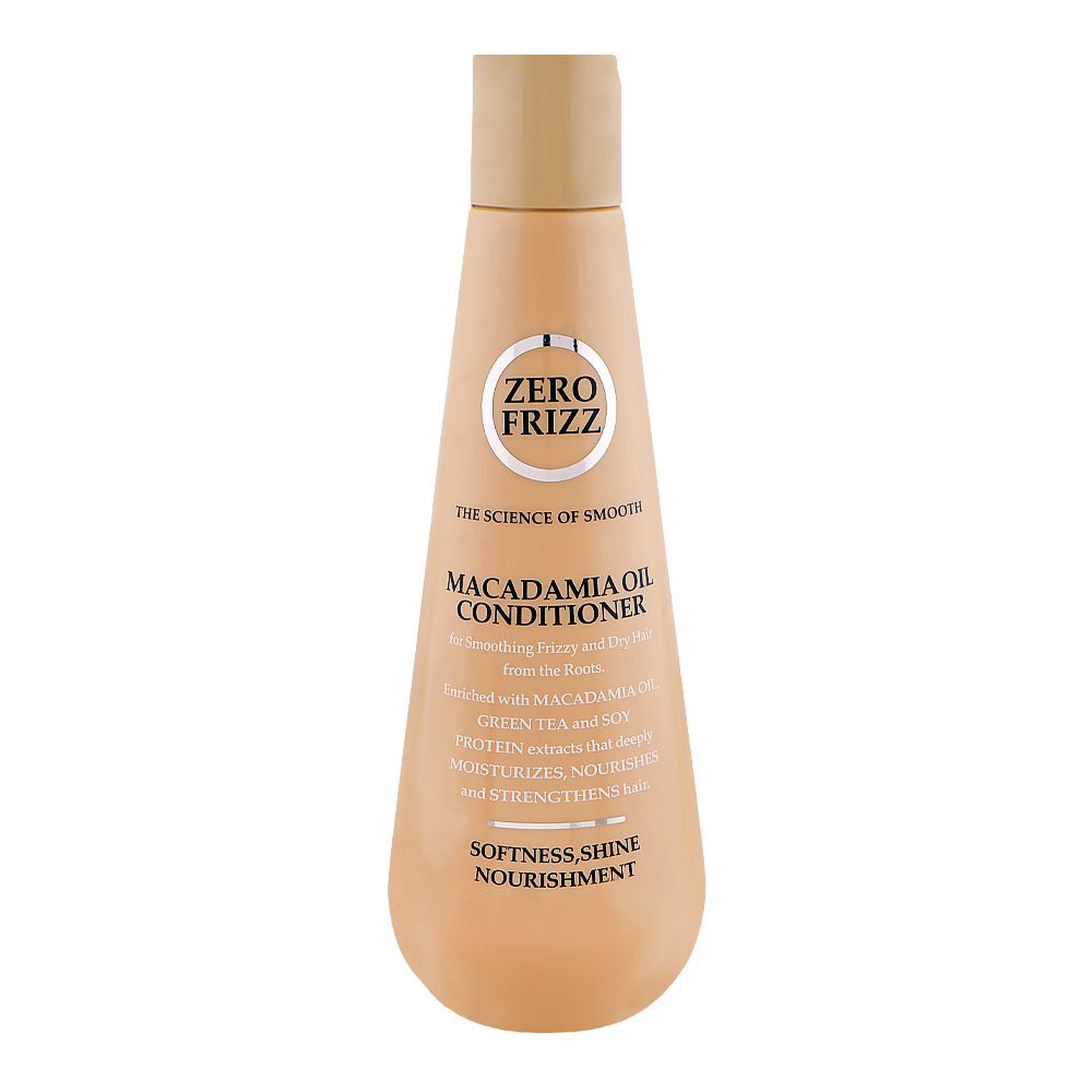 Zero Frizz The Science Of Smooth Macadamia Oil Hair conditioner 355Ml - Khayest