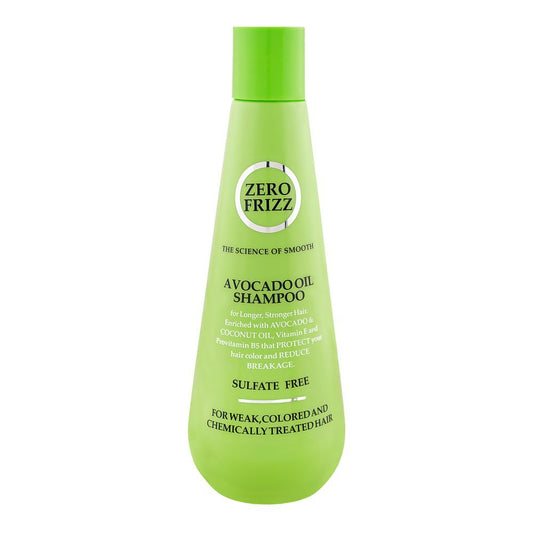 Zero Frizz The Science Of Smooth Avocado oil Hair Shampoo 355Ml - Khayest