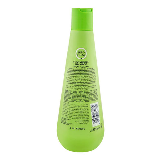 Zero Frizz The Science Of Smooth Avocado oil Hair Shampoo 355Ml - Khayest