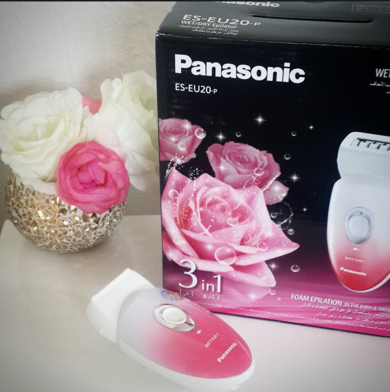 Panasonic 3 in 1 Wet and Dry Hair Removing Epilator ES-EU20-P - Khayest