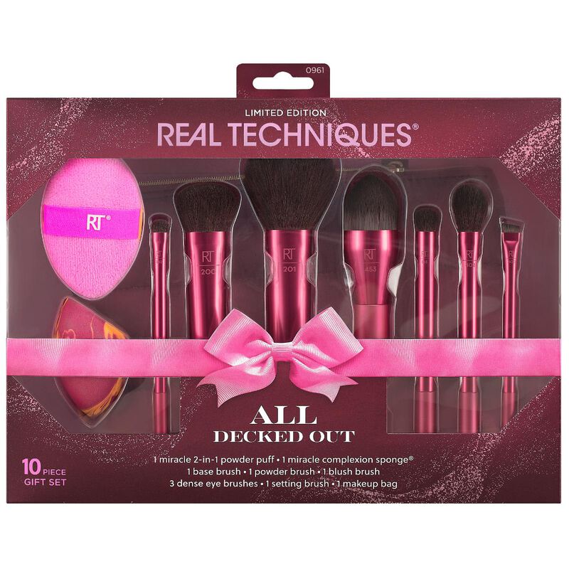 Real Techniques All Decked Out 10-Piece Gift Set