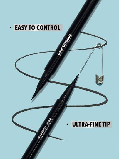 sheglam pro precision waterproof liquid eyeliner 0.6ml - Khayest