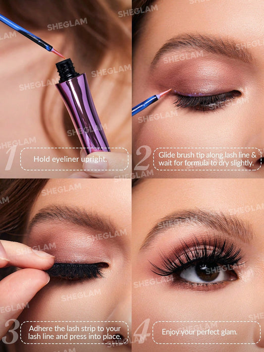 SHEGLAM All Eyes On You Eyelash Glue Liner – Transparent/Clear
