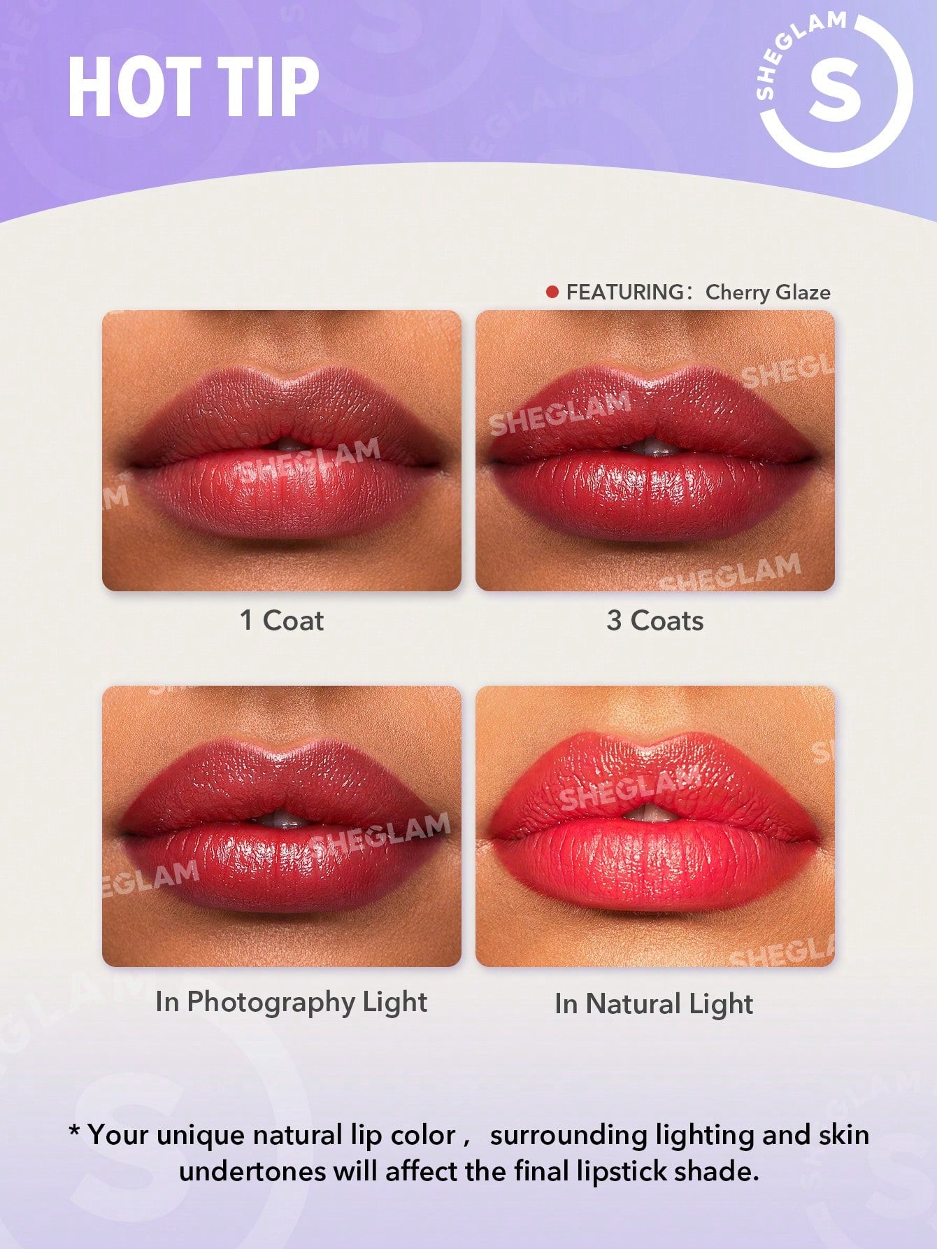 Sheglam Glam 101 Sheer Tinted Lipstick & Liner Duo