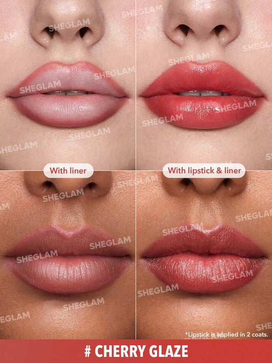 Sheglam Glam 101 Sheer Tinted Lipstick & Liner Duo