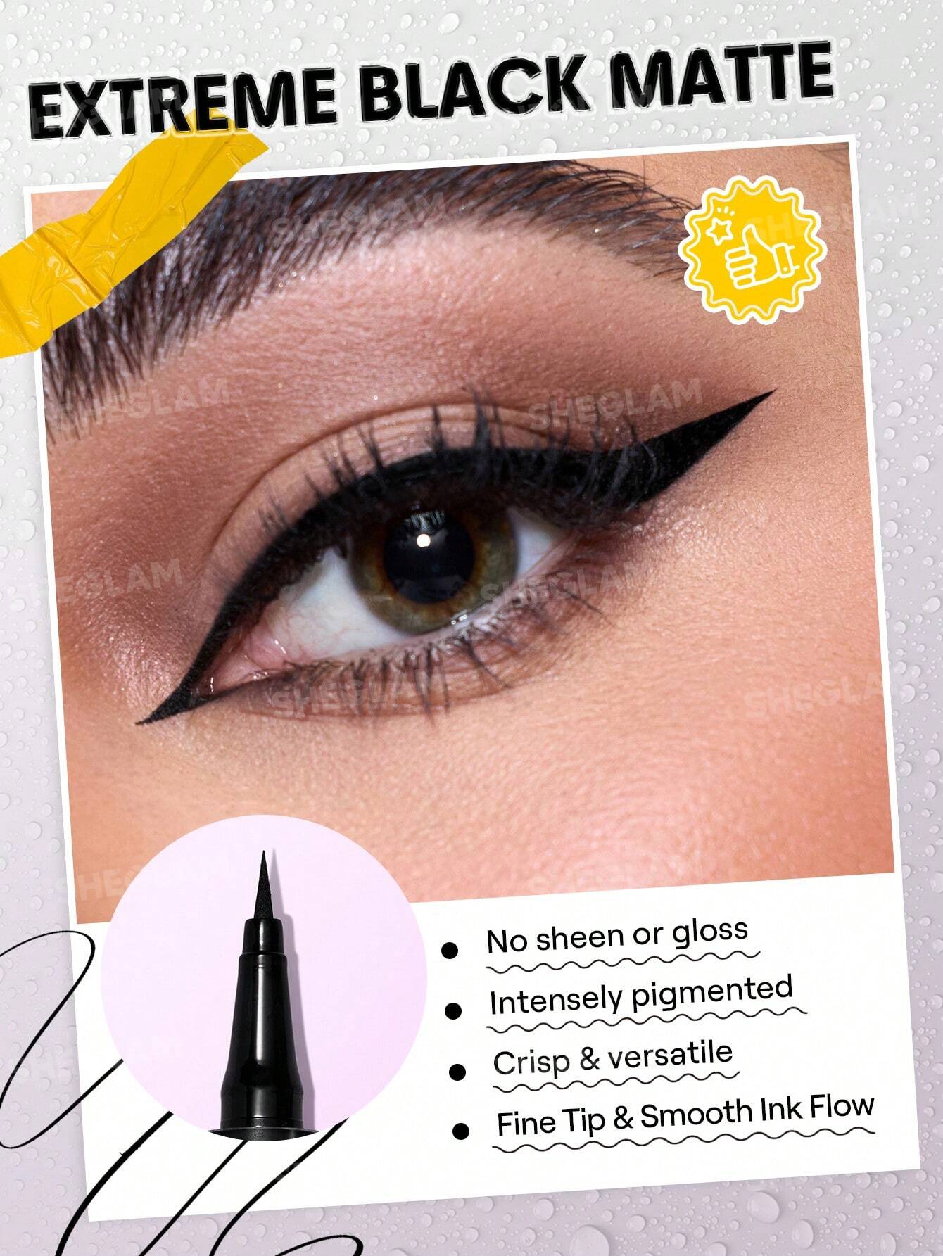 SHEGLAM Oh So Rich Matte Eyeliner – Black