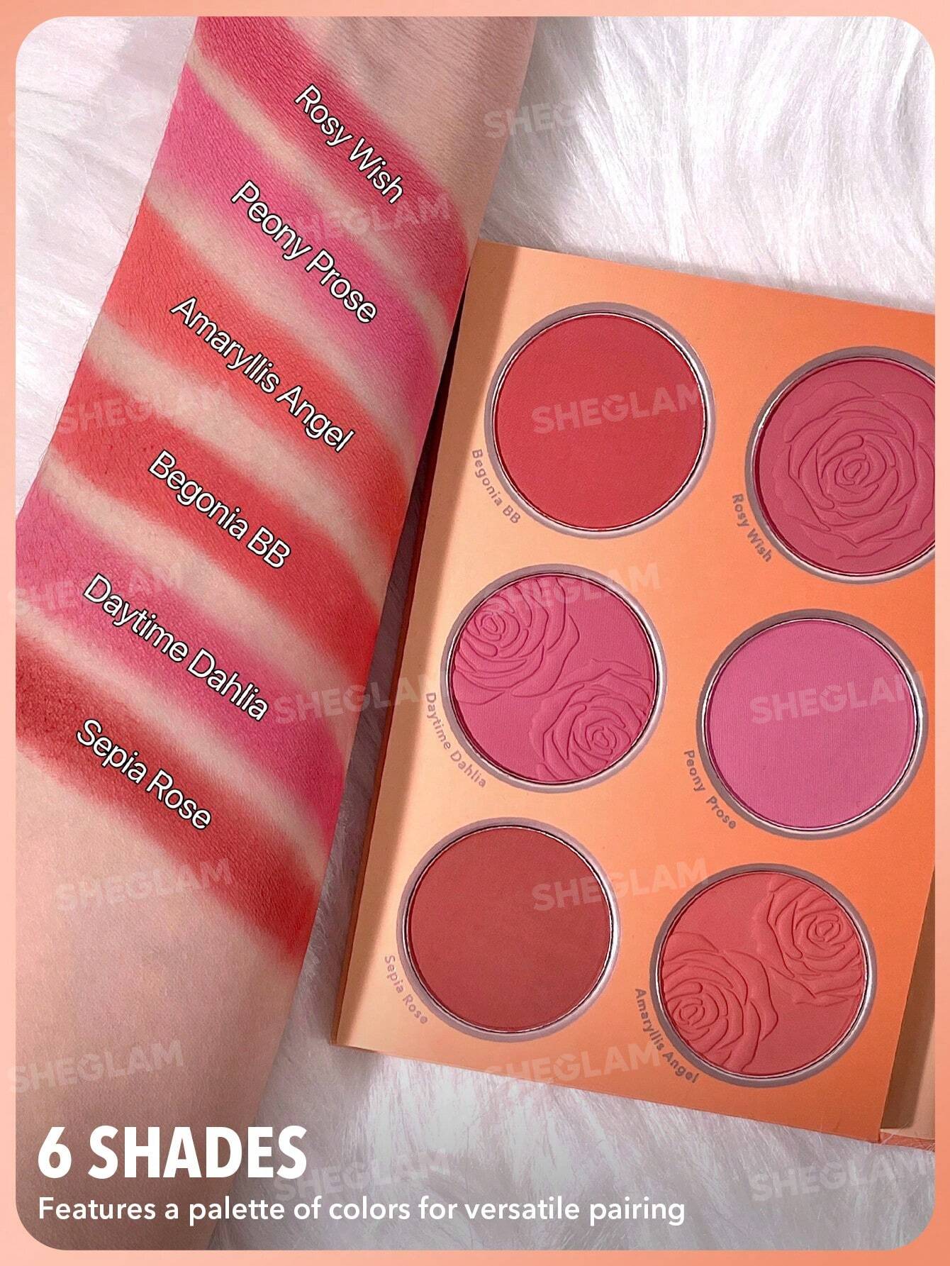 Sheglam Floral Flush Blush Eye Palette - Khayest