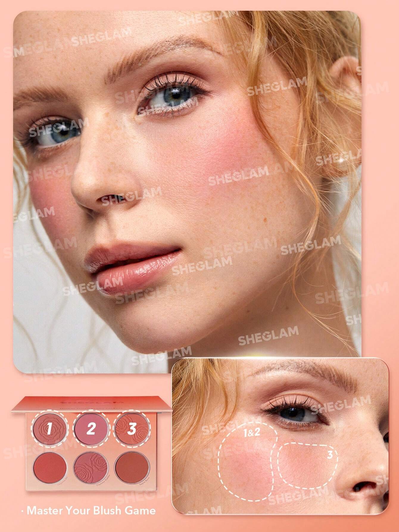 Sheglam Floral Flush Blush Eye Palette - Khayest