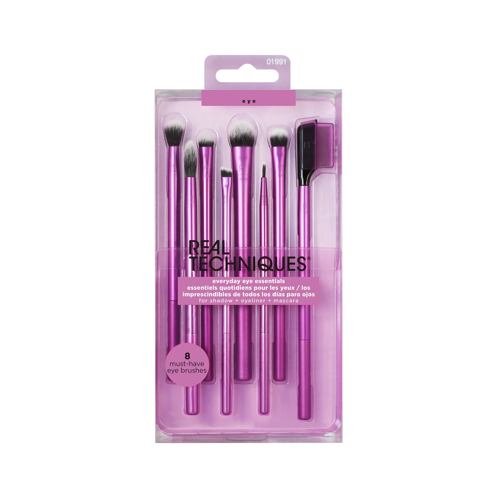 Real Techniques Everyday Eye Essentials Makeup Brush Set - Khayest