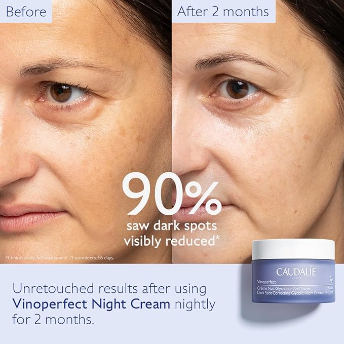 Caudalie Vinoperfect Dark Spot Correcting Glycolic Night Cream 50ml - Khayest