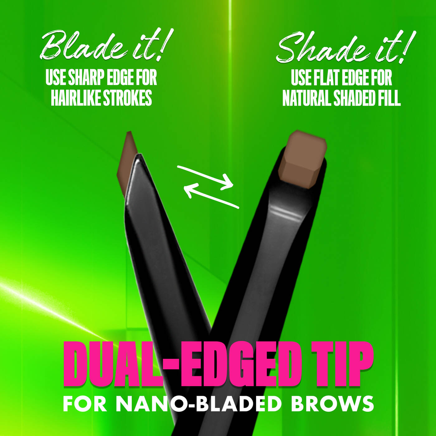 NYX Blade and Shade Nano Brow Pencil - Khayest