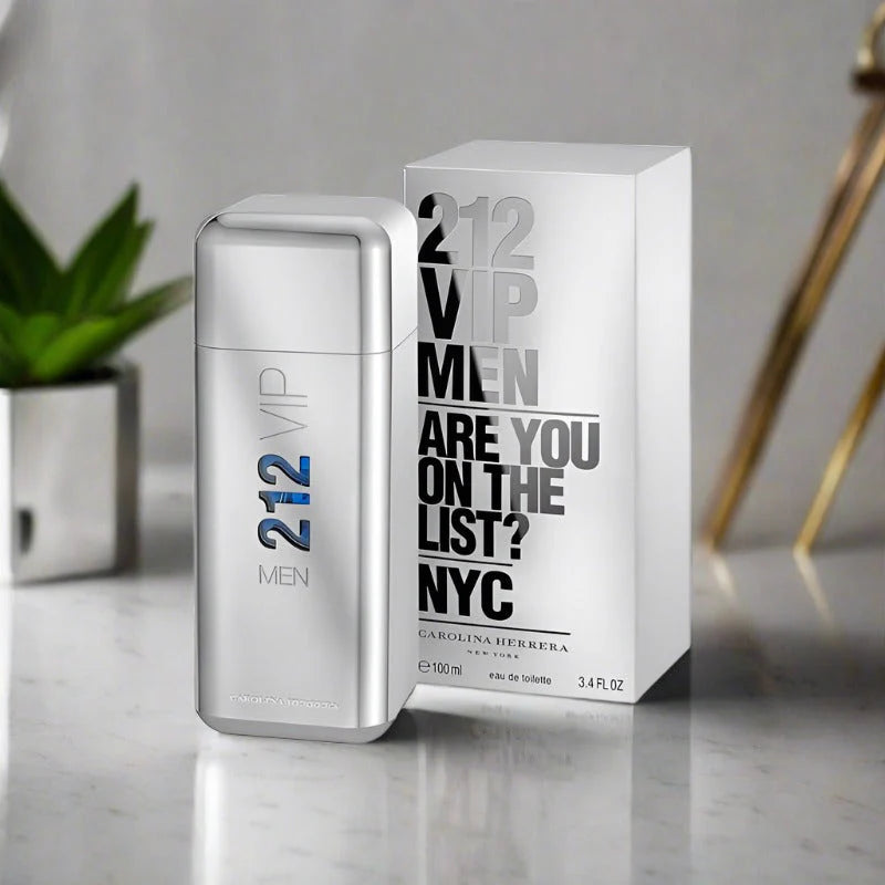 212 VIP Men Are You On The List by Carolina Herrera EDT Perfume For Men 100ml - Khayest