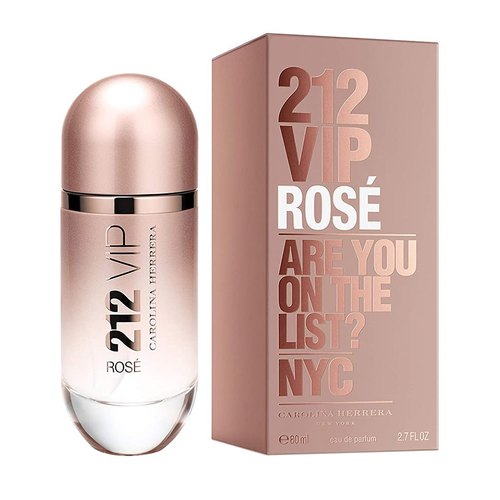 212 VIP Rose Are You On The List? NYC EDP Perfume for Women 80ml - Khayest