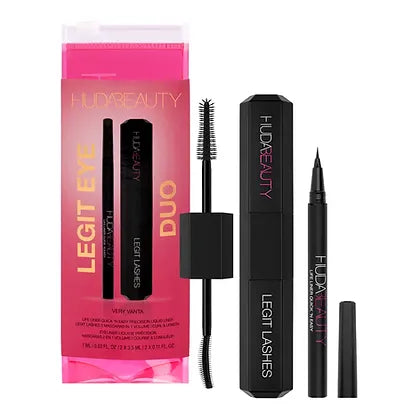 Huda Beauty Legit Eye Duo Set Mascara plus Eye Liner - Khayest