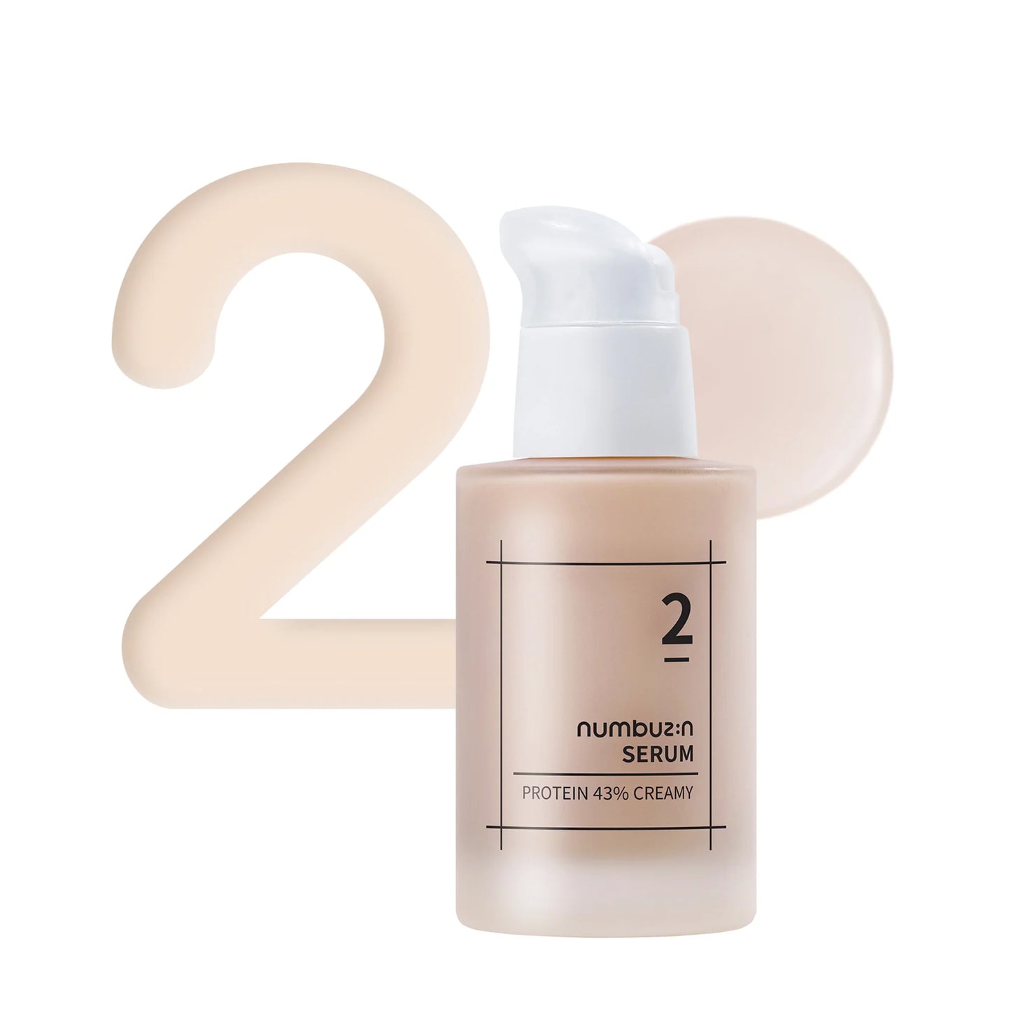 Numbuzin No.2 Protein 43% Creamy Face Serum 50ml - Khayest