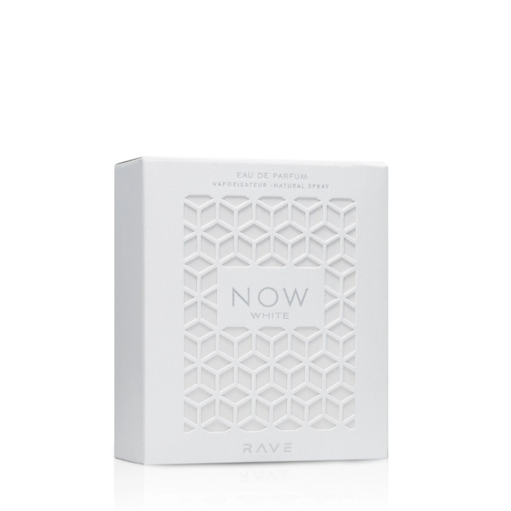 Rave Now White EDP Perfume for Men and Women 100ml Packaging - Khayest