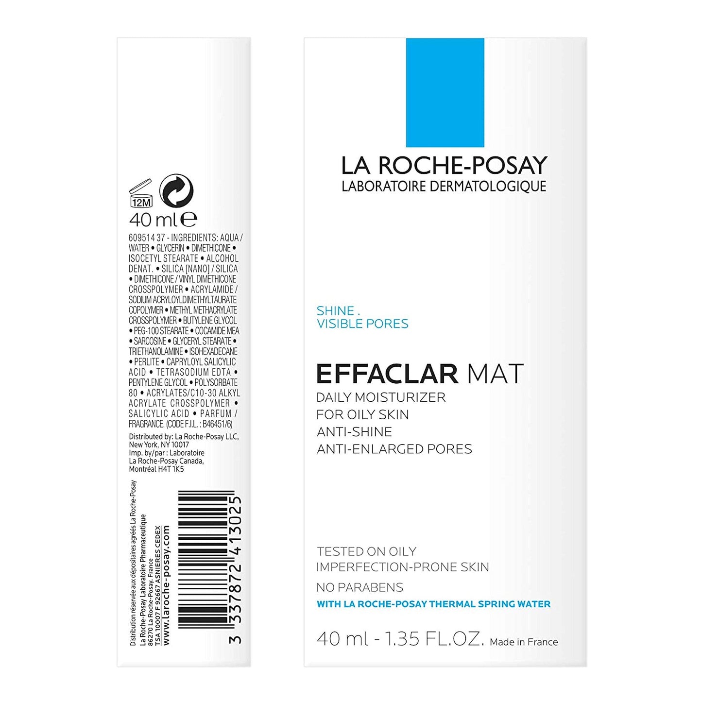 La Roche Posay Effaclar Mat Daily Moisturizer For Oily Skin - Khayest