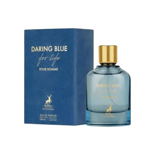 Masion Alhmabra Daring Blue For Life EDP Perfume For Man 100ml - Khayest