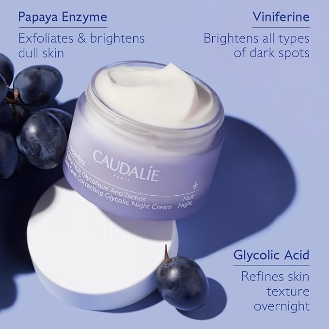 Caudalie Vinoperfect Dark Spot Correcting Glycolic Night Cream 50ml - Khayest