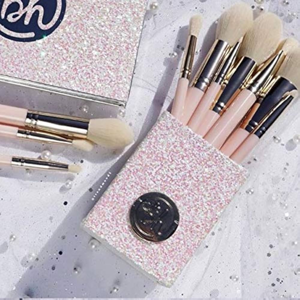 BH Cosmetics Fairy Lights Brush Set With Holder Pack of 11 - Khayest