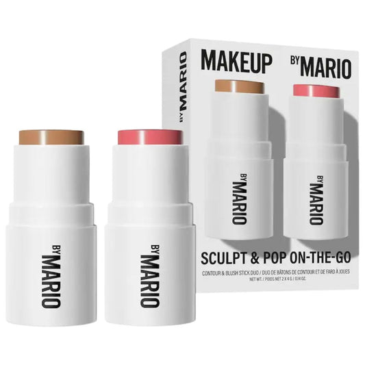 Makeup By Mario Sculpt and Pop On the Go Contour & Blush Stick Duo - Khayest