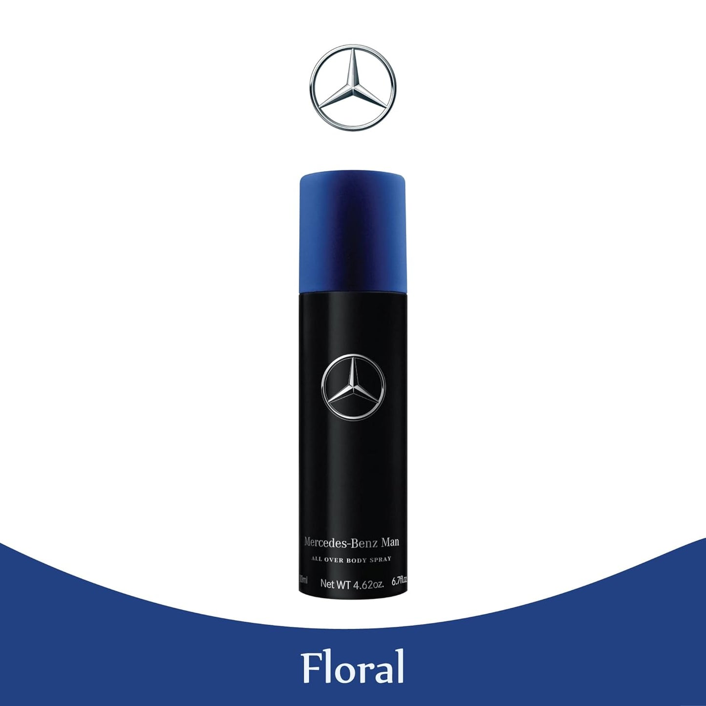 Mercedes Benz Blue Man All Over Body Spray for Men 200ml - Khayest