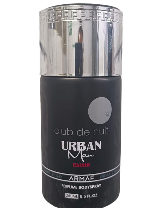 Club De Nuit Urban Man Elixir Body Spray for Men By Armaf 250ml - Khayest