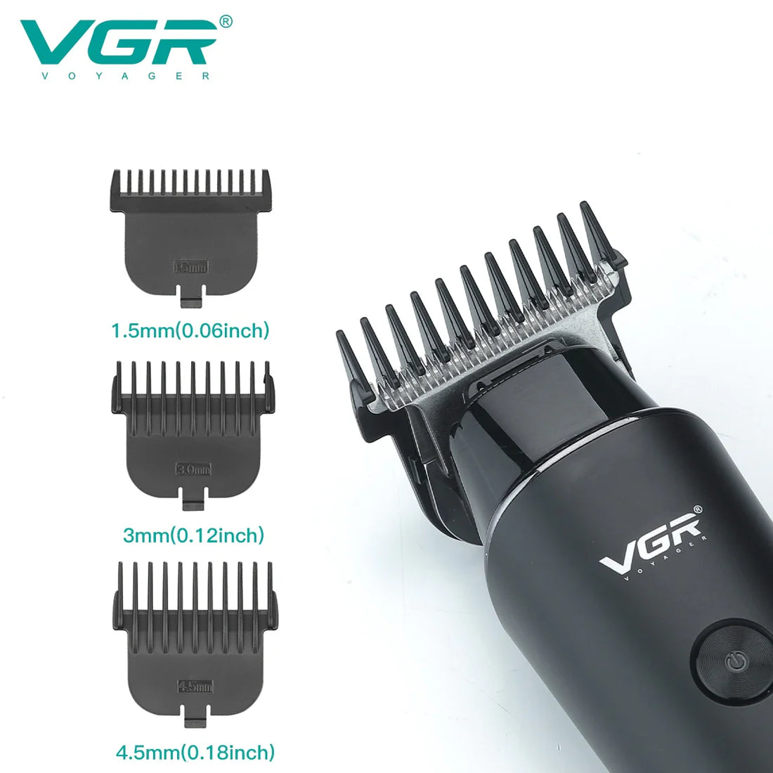 VGR V-937 Professional Electric Hair Trimmer Cordless Beard & Hair Clipper For Men - Khayest
