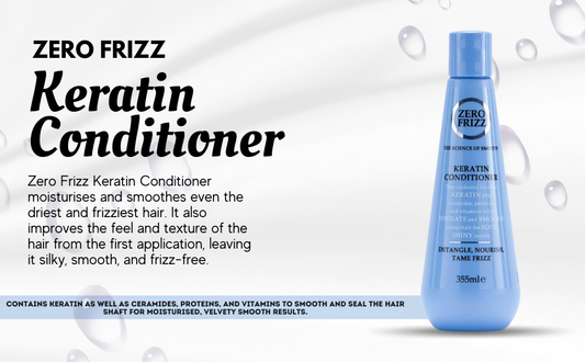 Zero Frizz The Science Of Smooth Keratin Hair conditioner 355Ml - Khayest