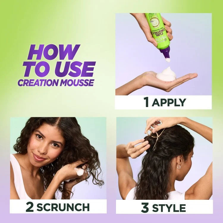 Garnier Fructis Curl Construct Creation Hair mousse 192g - Khayest
