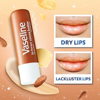 vaseline lip therapy Cocoa Butter Lip Balm Stick - Khayest