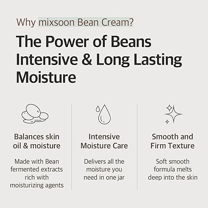 Mixsoon Bean Moisturizing Cream 50ml - Khayest