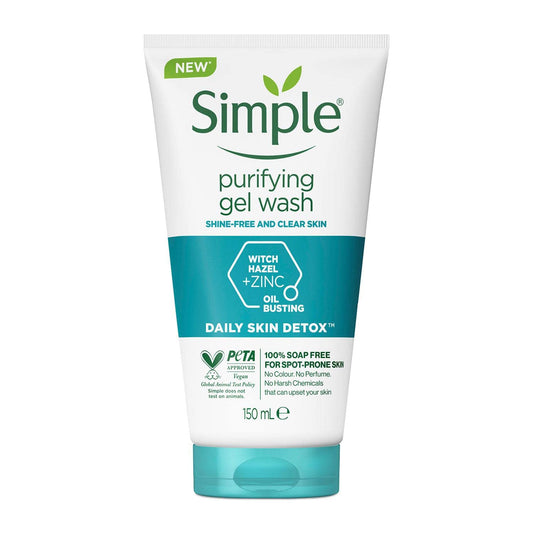 Simple Purifying Gel Facial Wash 150ml - Khayest