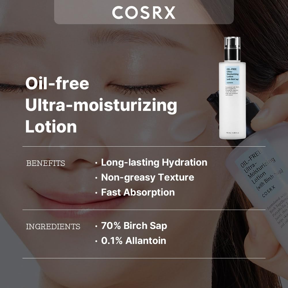 COSRX Oil Free Ultra Moisturizing Lotion 100ml - Khayest