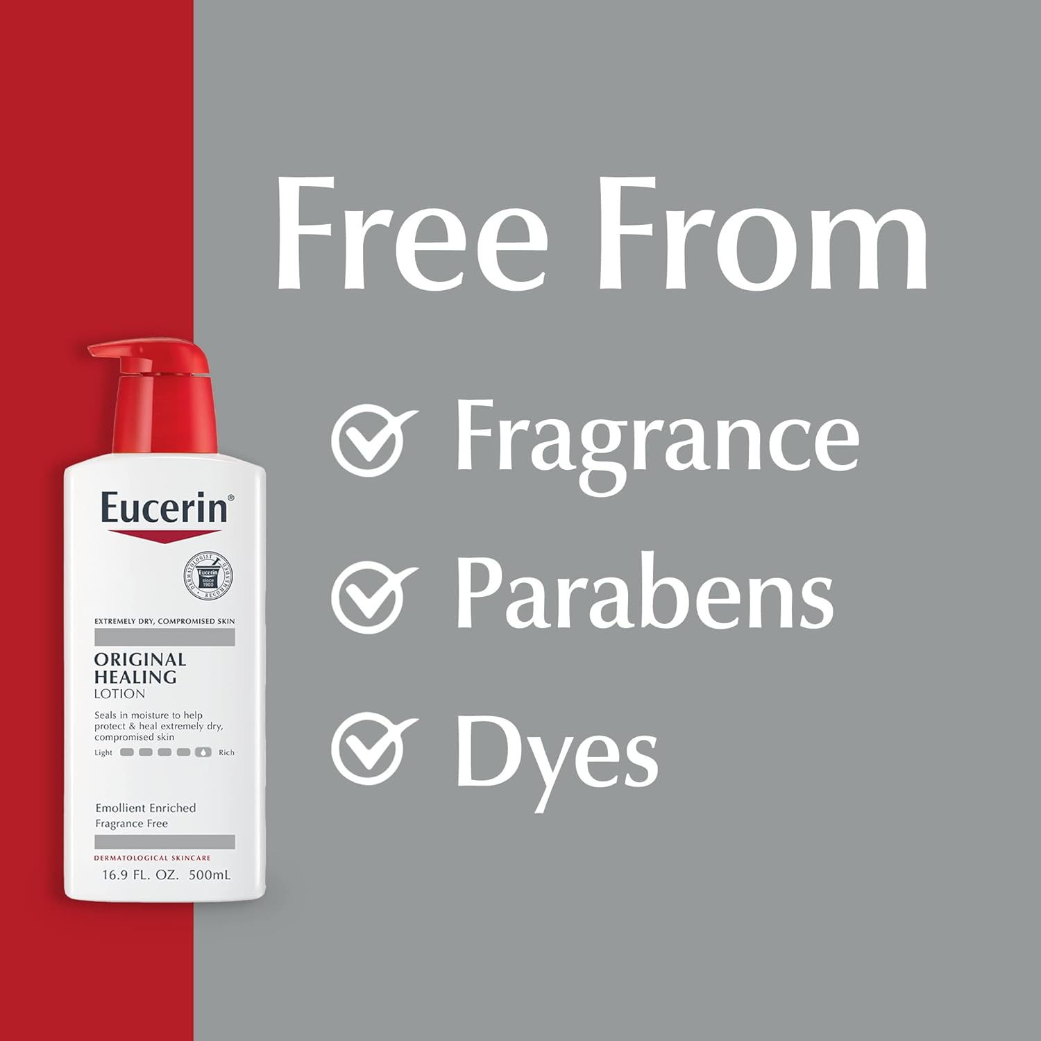 Eucerin Original Healing Lotion 500ml - Khayest