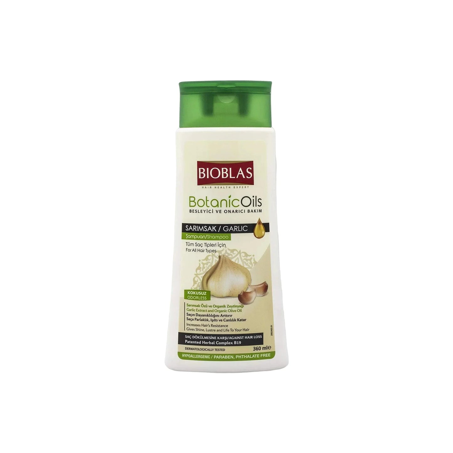 BioBlas Botanic Oils Garlic Shampoo 360ml
