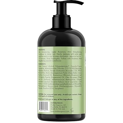 Mielle Organics Rosemary Mint Strengthening Hair Conditioner - Khayest