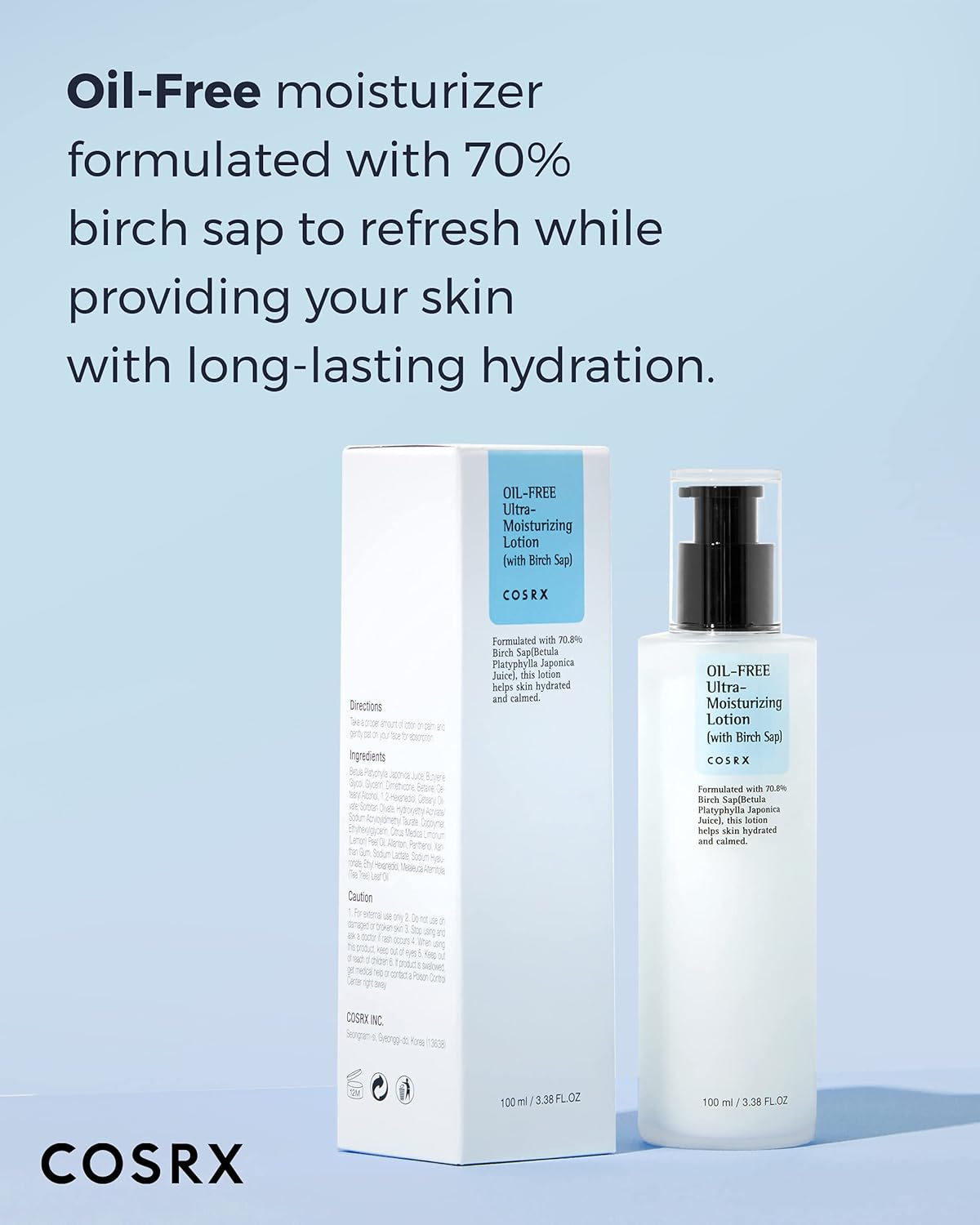 COSRX Oil Free Ultra Moisturizing Lotion 100ml - Khayest