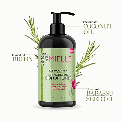 Mielle Organics Rosemary Mint Strengthening Hair Conditioner - Khayest