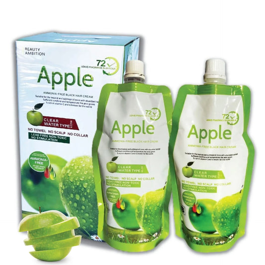 Apple Ammonia Free Black Hair Cream - Khayest