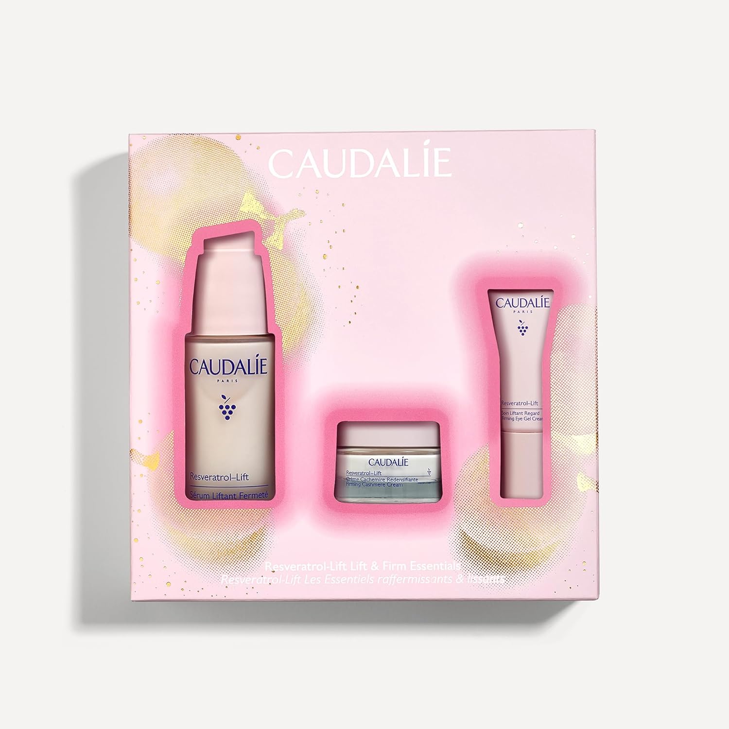 Caudalie Lift & Love Skin Care Set – Full-Size Resveratrol-Lift Serum + FREE Travel-Size Moisturizer + FREE Travel-Size Eye Cream - Khayest